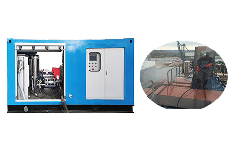 2800bar Marine Rust Remove Hydro Jetting Machine