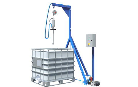 IBC water jet cleaner